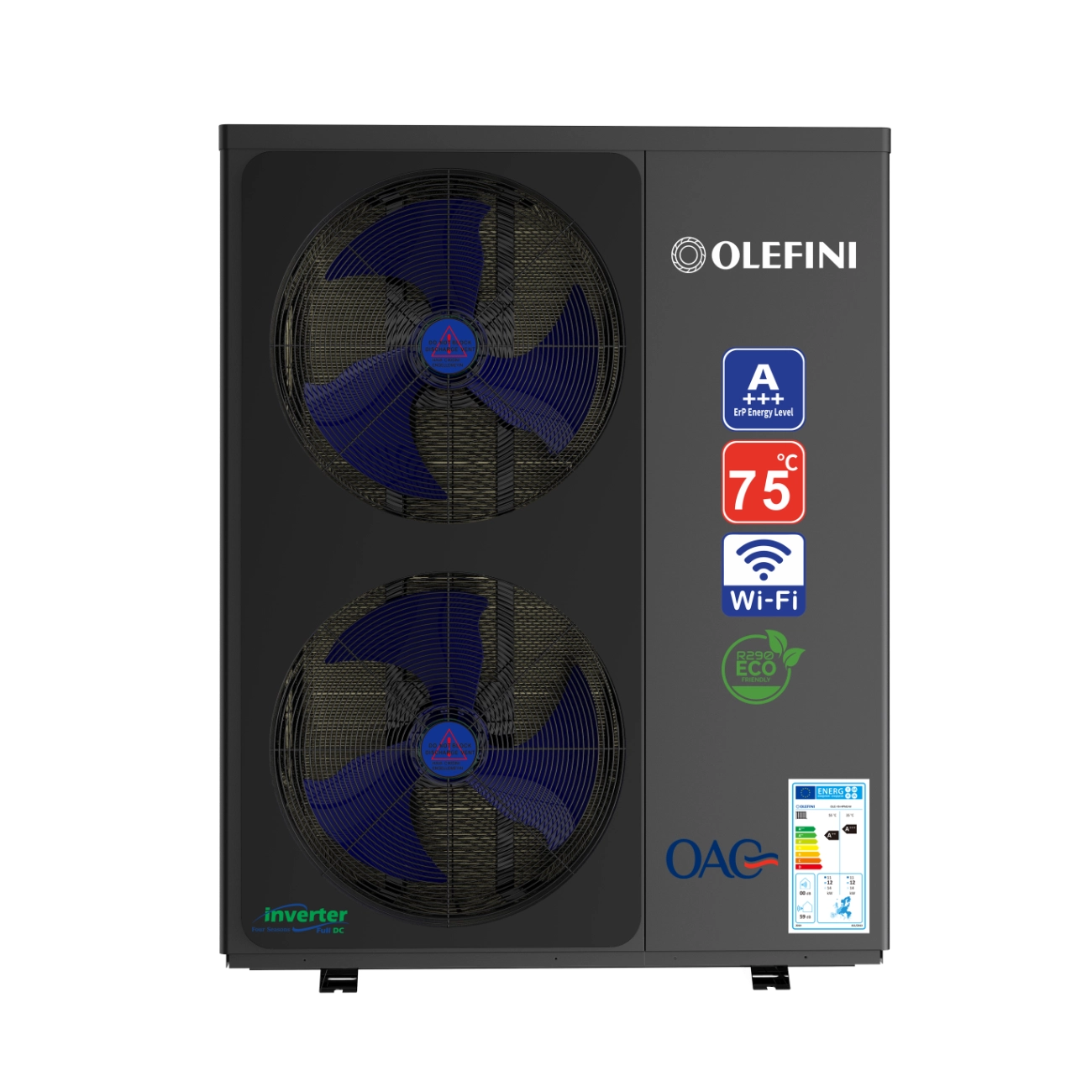 Olefini OLE-18-HPM1-M Monoblok Isı Pompası 18 Kw R290 Gazlı Monofaze