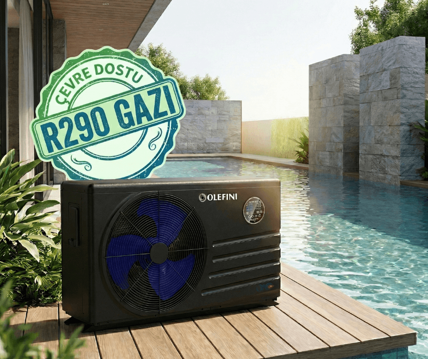 Olefini OLE-32-HPP-M Havuz Tipi Isı Pompası 32 Kw R290 Gazlı Monofaze